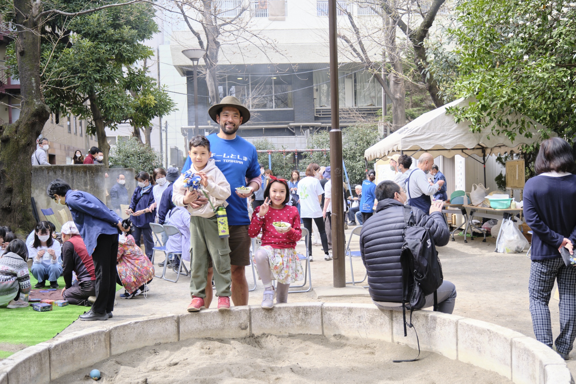 まちの公園からシェアをはじめる 「防災訓練＆グリーンマルシェ」